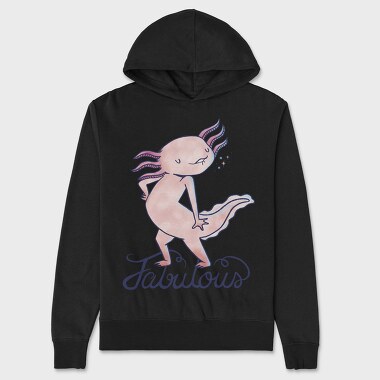 Fabulous Axolotl, Hanorac Oversize Barbati (Unisex)