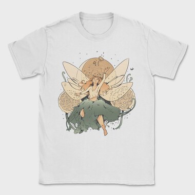 Fairy Flying In The Sky Forest Cottage, Tricou Barbati (Unisex)
