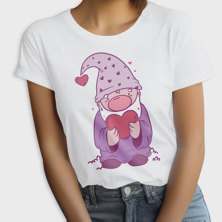 Valentines Day Gnome, Tricou Femei