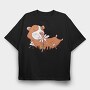 Guinea Pig Flower Spring, Tricou Oversize Barbati (Unisex)
