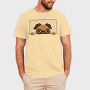 Peeking English Pug, Tricou Barbati (Unisex)