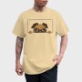 Peeking English Pug, Tricou Barbati (Unisex)