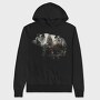 Bear Forest Silhouette, Hanorac Oversize Barbati (Unisex)