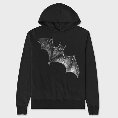 Bat Wings Spread, Hanorac Oversize Barbati (Unisex)