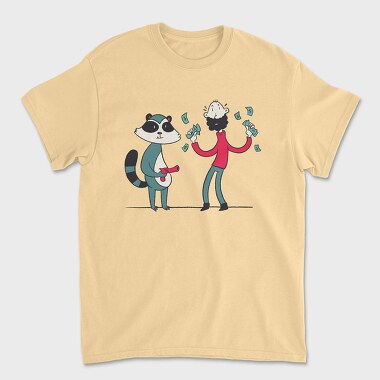 Raccoon Guy, Tricou Barbati (Unisex)