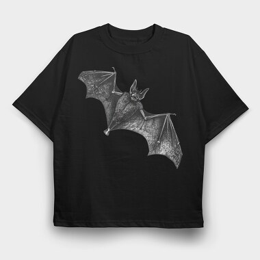 Bat Wings Spread, Tricou Oversize Barbati (Unisex)