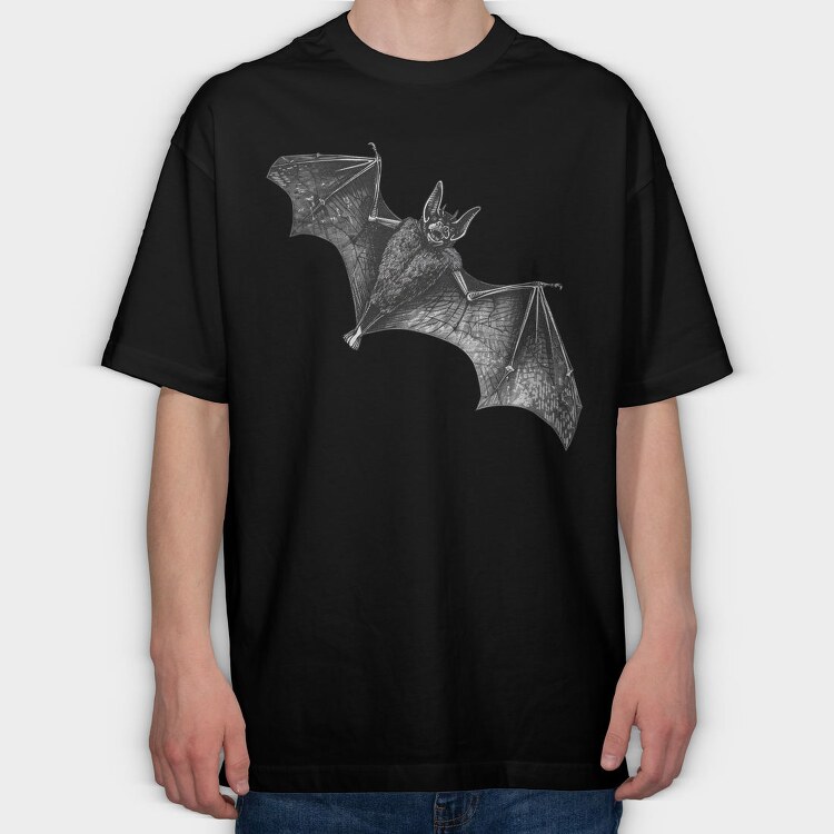 Bat Wings Spread, Tricou Oversize Barbati (Unisex)