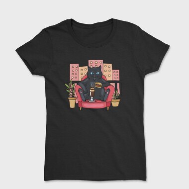 Cat On Balcony, Tricou Femei
