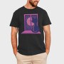 Cat In Window, Tricou Barbati (Unisex)