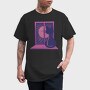 Cat In Window, Tricou Barbati (Unisex)