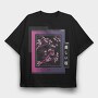 Sakura Tree Vaporwave, Tricou Oversize Barbati (Unisex)