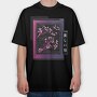 Sakura Tree Vaporwave, Tricou Oversize Barbati (Unisex)