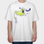 Halloween Ghost, Tricou Oversize Barbati (Unisex)