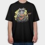 Guitarist Raccoon Racoon, Tricou Oversize Barbati (Unisex)