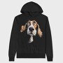 Beagle Face, Hanorac Oversize Barbati (Unisex)