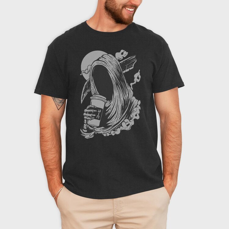 Death Before Decaf, Tricou Barbati (Unisex)