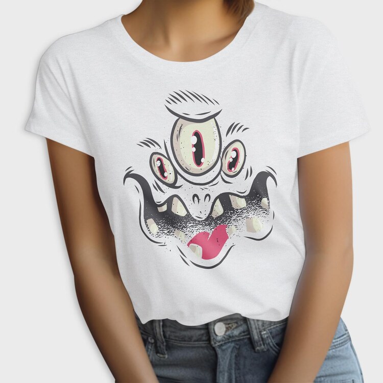 Monster Face 01, Tricou Femei
