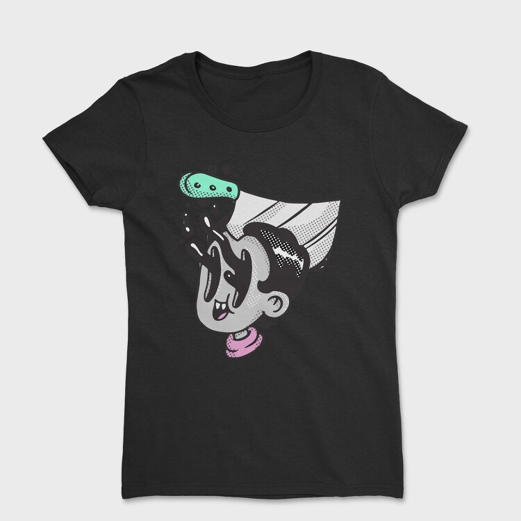 Halloween Retro Cartoon Character 4, Tricou Femei