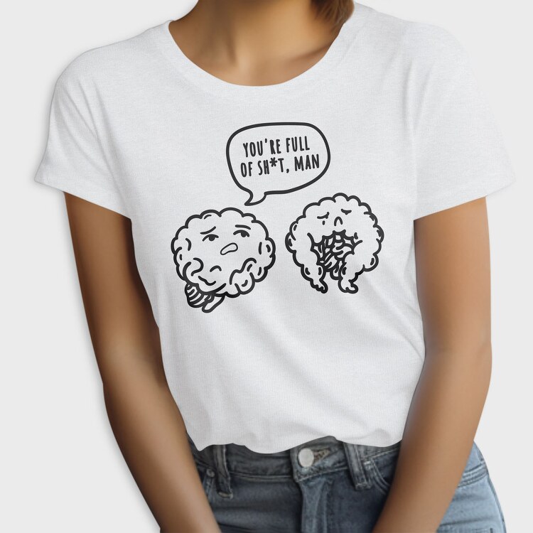 Gut Feeling Full Of Nc, Tricou Femei