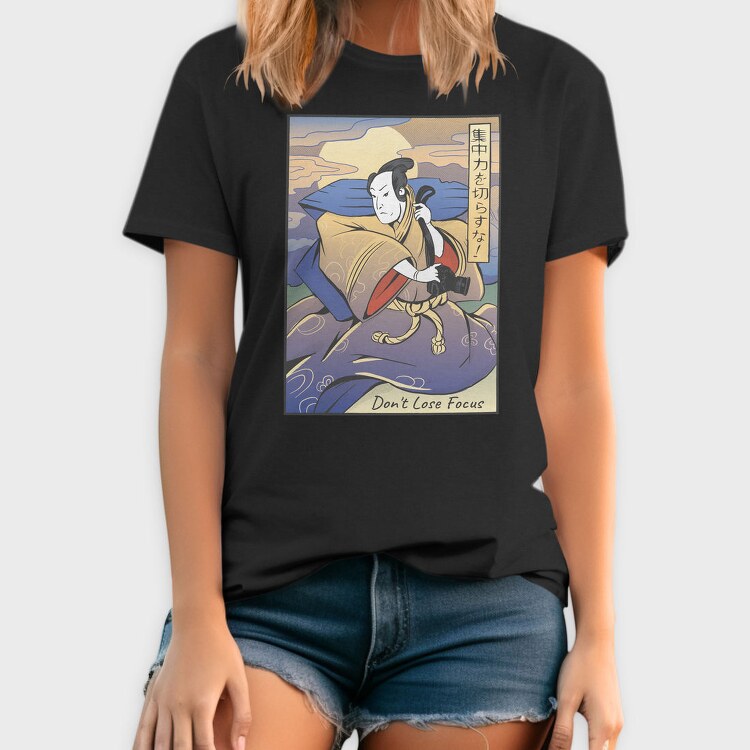 Samurai Photographer Ukiyo Focus, Tricou Barbati (Unisex)
