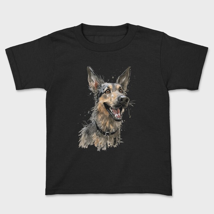 German Shepherd Smile, Tricou Copii