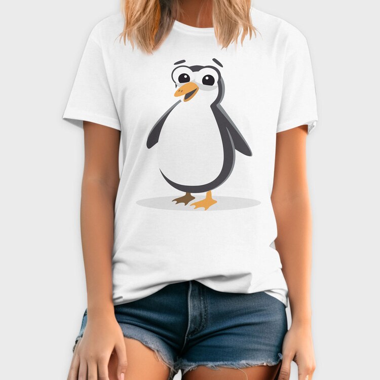 Penguin Smile, Tricou Barbati (Unisex)