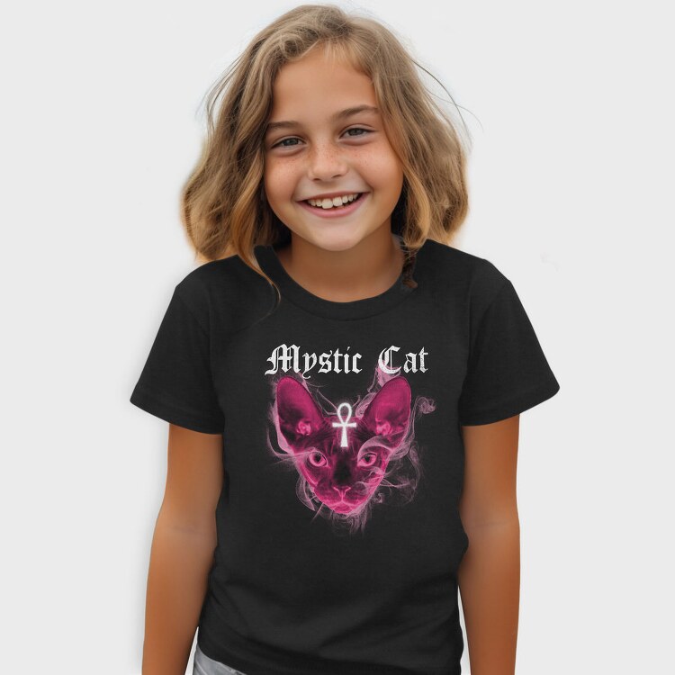Mystic Sphynx Cat Spirit, Tricou Copii
