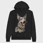 German Shepherd Smile, Hanorac Oversize Barbati (Unisex)