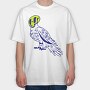 Halloween Crow Skull, Tricou Oversize Barbati (Unisex)