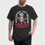 Gym Skeleton Anti Love Skelleton Sucks, Tricou Barbati (Unisex)