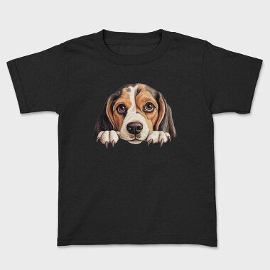 Beagle Peeking, Tricou Copii