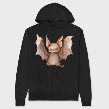Bat Cute Animal, Hanorac Oversize Barbati (Unisex)