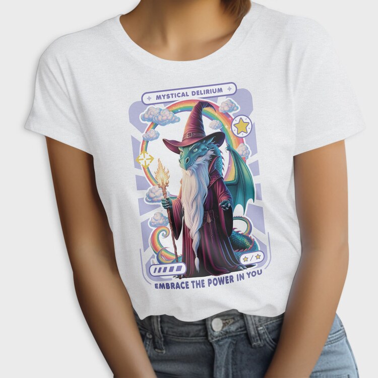 Mystical Delirium Wizard, Tricou Femei
