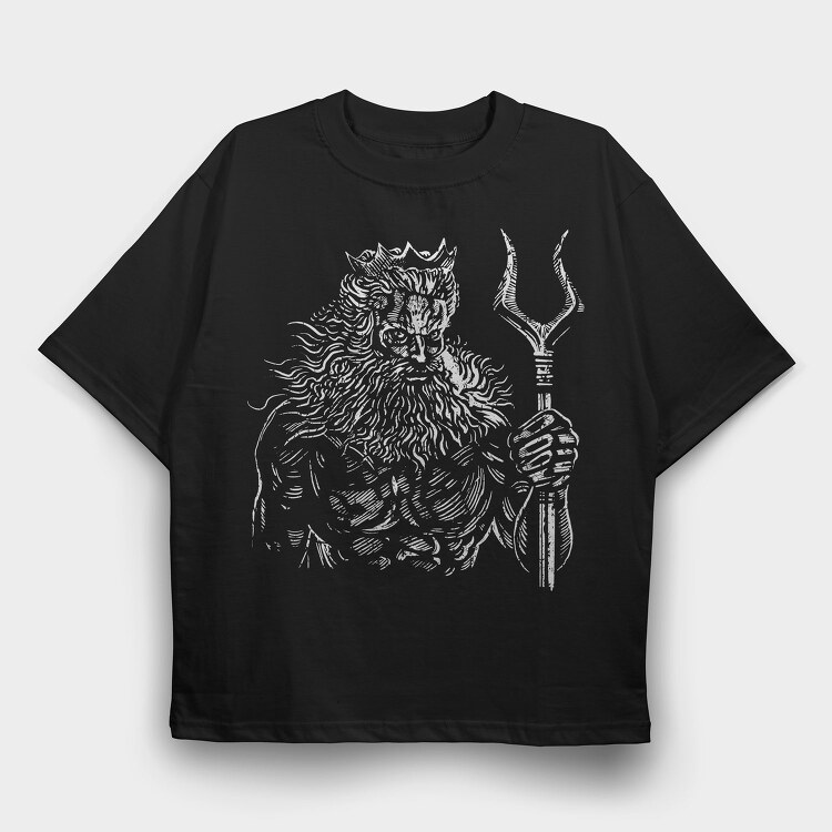 Hades Hand Drawn, Tricou Oversize Barbati (Unisex)