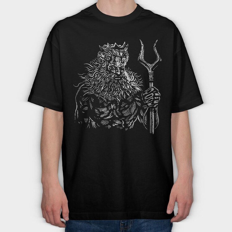 Hades Hand Drawn, Tricou Oversize Barbati (Unisex)