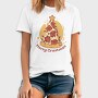 Pepperoni Pizza In Christmas Merry Crustmas, Tricou Barbati (Unisex)