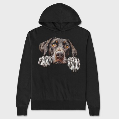 German Shorthair Pointer, Hanorac Oversize Barbati (Unisex)