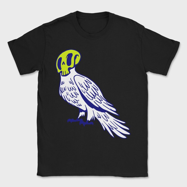 Halloween Crow Skull, Tricou Barbati (Unisex)
