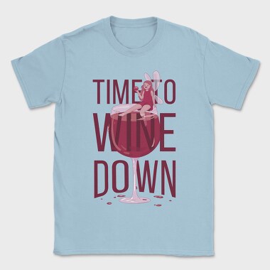 Fairy In Wine Glass Wine, Tricou Barbati (Unisex)