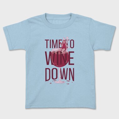 Fairy In Wine Glass Wine, Tricou Copii