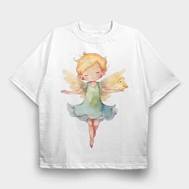 Fairy Wings Flutter, Tricou Oversize Barbati (Unisex)