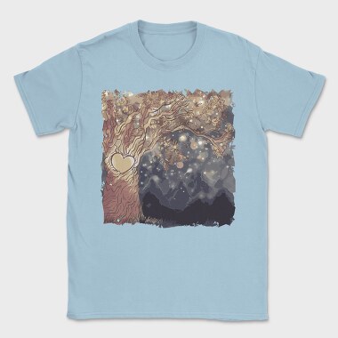 Fantasy Tree Heart, Tricou Barbati (Unisex)