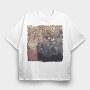 Fantasy Tree Heart, Tricou Oversize Barbati (Unisex)