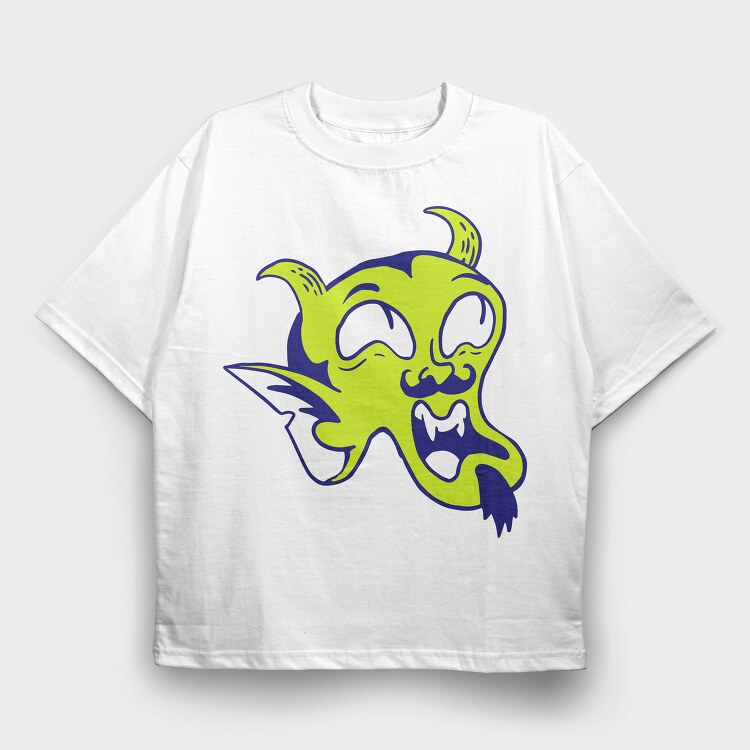 Halloween Vampire, Tricou Oversize Barbati (Unisex)