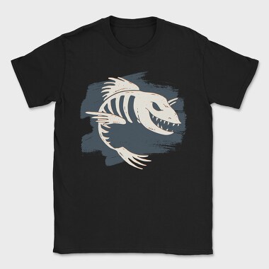 Fish Bone Skeleton, Tricou Barbati (Unisex)