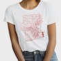 Halftone Spring Bird, Tricou Femei