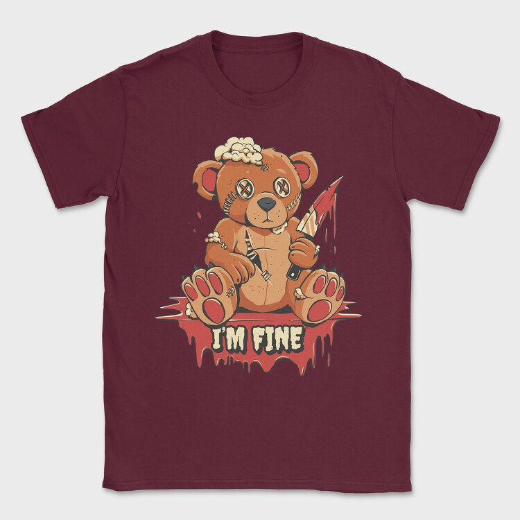 Halloween Teddy Bear 2, Tricou Barbati (Unisex)