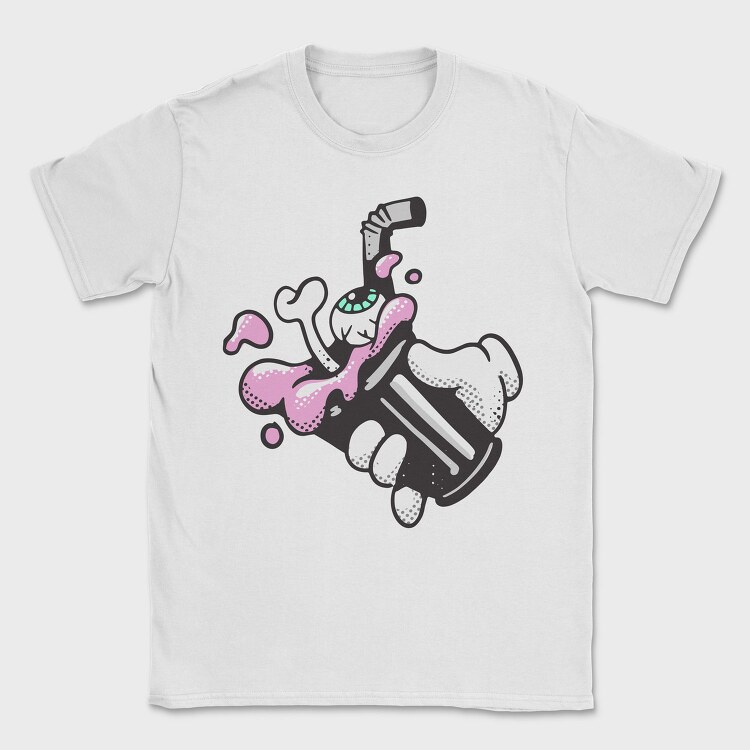 Halloween Retro Cartoon Character 6, Tricou Barbati (Unisex)