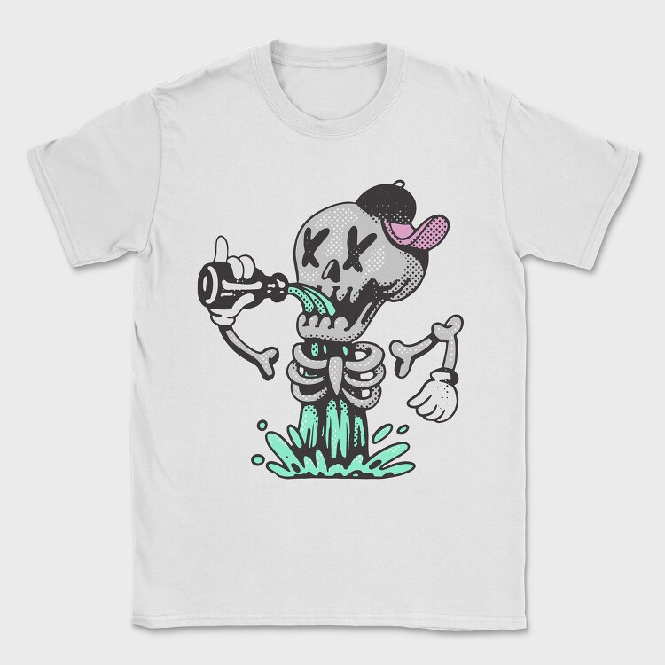 Halloween Retro Cartoon Character 5, Tricou Barbati (Unisex)