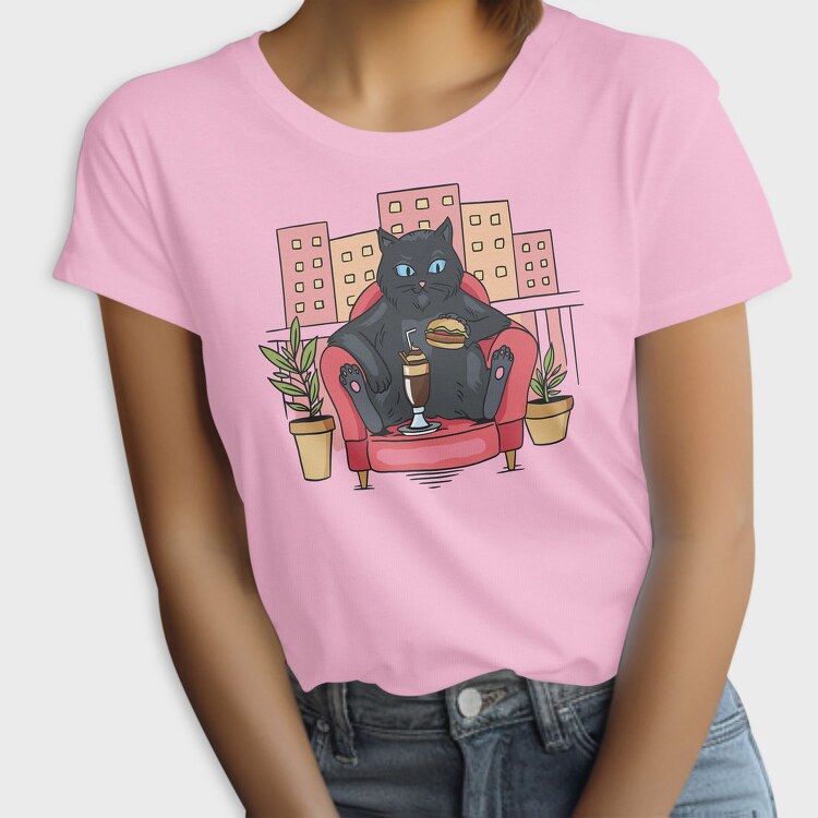 Cat On Balcony, Tricou Femei